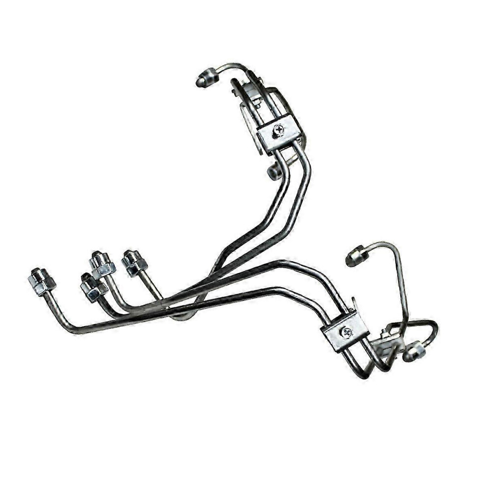 1Set Fuel Injector Lines With Line Clamps Compatible Cummins 3.9L 4Bt Engine-Cheng Du 9421490023415
