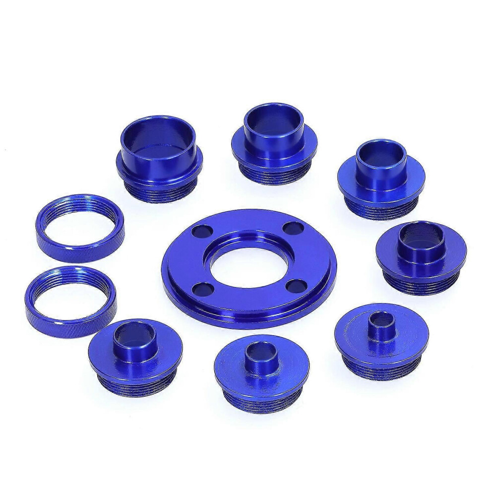 10 Pieces Router Template Guide Bushing Aluminum Alloy Engraving Machine Axle Sleeve Compatible Woodworking-Cheng 9421490027567
