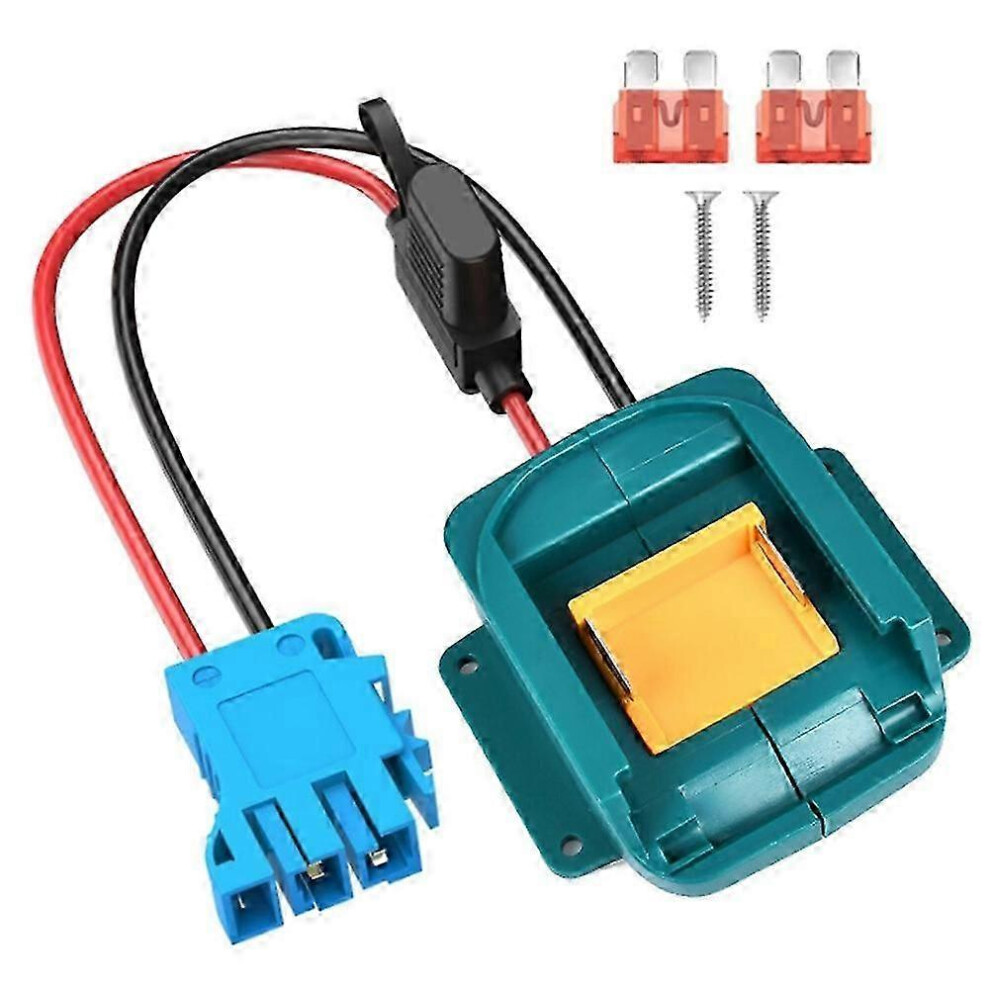 Power Wheel Adapter compatible Makita 18V LXT Battery with Wire Harness Connector & Fuse compatible-image-OPC-PHN7BTQ-NEW