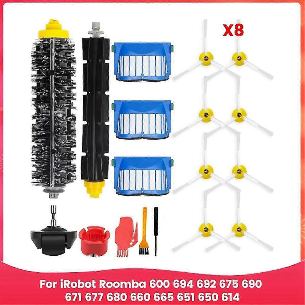 Replacement Parts Compatible Irobot Roomba 600 Series 694 692 675 690 671 677 680 660 665 651 650 & 9421490028625
