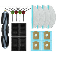 17PCS compatible Yeedi Cube / Yeedi CC Robot Vacuum Cleaner Replacement Parts Main Side Brush Hepa Filter