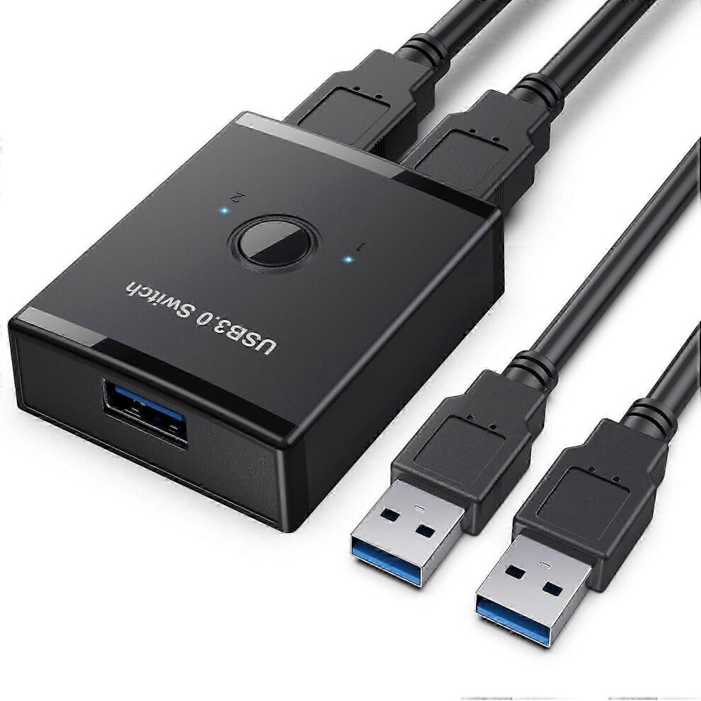 Usb Switch Usb3.0 Bidirectional Switch 1 In Two Out Printer Sharer Splitter Usb Devices Peripheral S-Cheng 9421490028854
