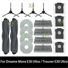 Lämplig för Dreame Mova E30 Ultra Vacuum Parts Main Tricut Roller Sidoborste HEPA Filter-si xi