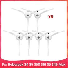 Lämplig för sidoborste för Roborock S4 S5 S50 S51 S6 S45 Max Dammsugartillbehör-si xi