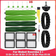 Lämplig för iRobot Roomba Ersättningsdelar för E I I3 I4 I6 I7 I8 Plus E5 E6 Series Dammsugare-si xi
