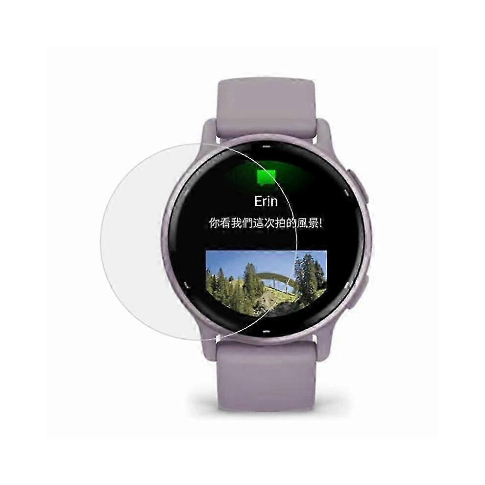Film de protection d'écran complet HD transparent anti-explosion en TPU pour montre Garmin Vivoactive