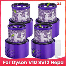 Lämplig för Dyson V10 SV12 HEPA dammsugarfilter, reservdel 969082-01-si xi