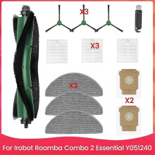Lämplig för ersättningsdelar till Roomba Combo 2 Essential, Main Sidoborstfilter Moppväskor Tillbehör-si