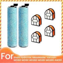 Lämplig för 6PCS rullborste och filterbyte för Shark Wet Dry Vacuum-si xi