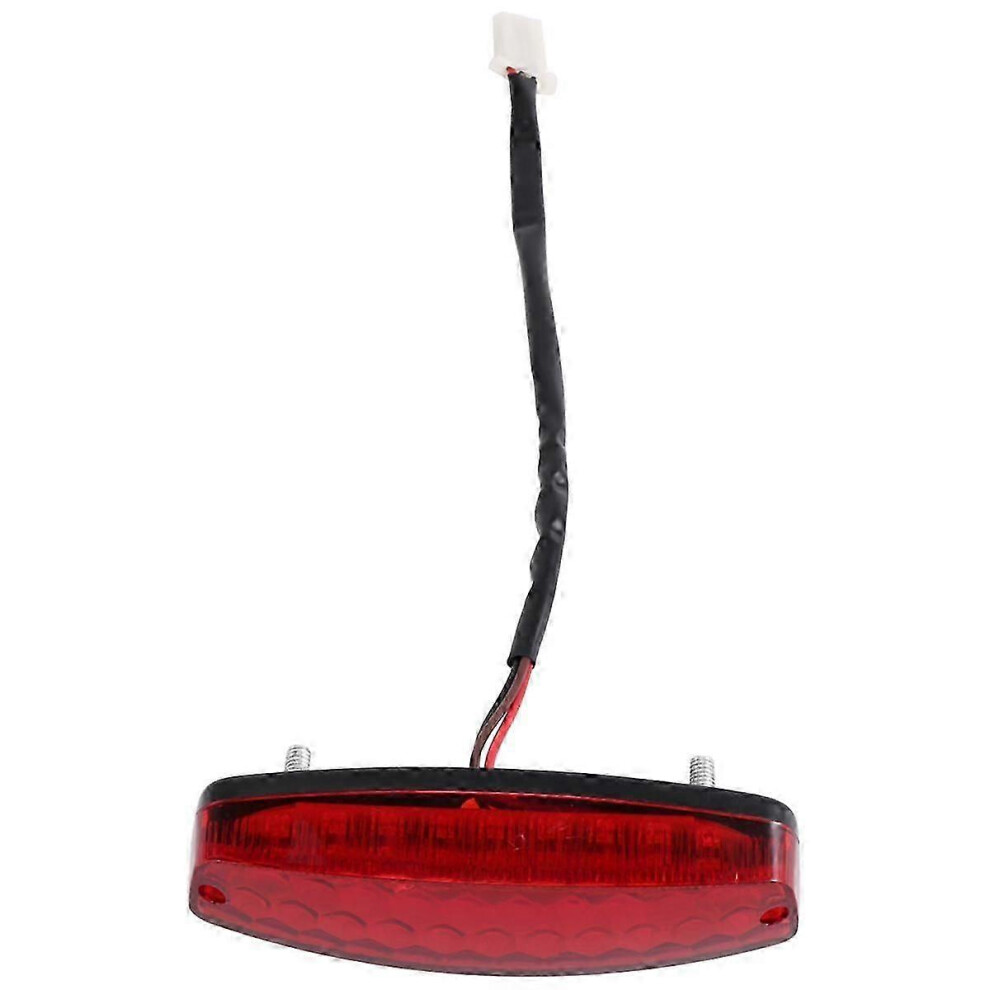 Atv 12V 3 Wire Brake Stop License Tail Compatible Atv Off Road Motorcycle Signal Lamp Light/Red 9421490031274