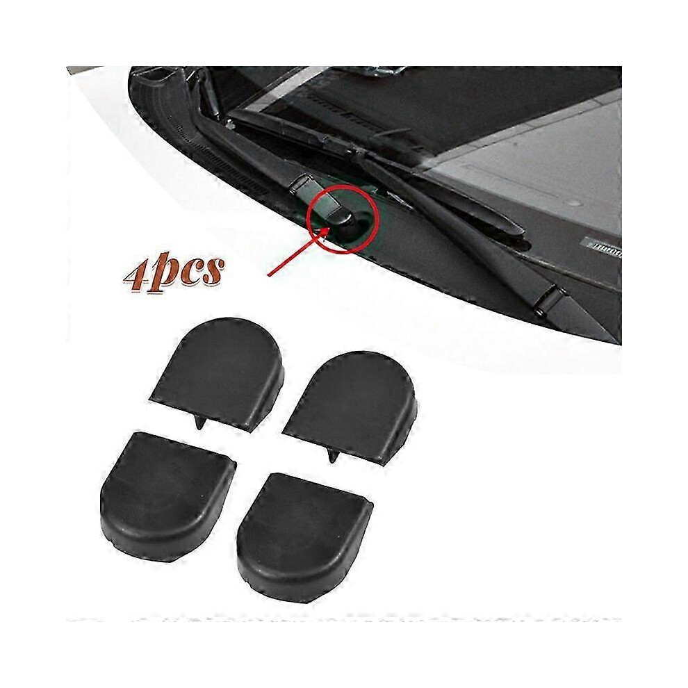 4pcs Car Wiper Arm Cover Cap Head Nut Replacement Wiper Arm Cover Caps Compatible Toyota Yaris Corolla
