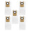 Suitable for Robot Vacuum & Mop Dust Bag Replacement Set-si xi 1