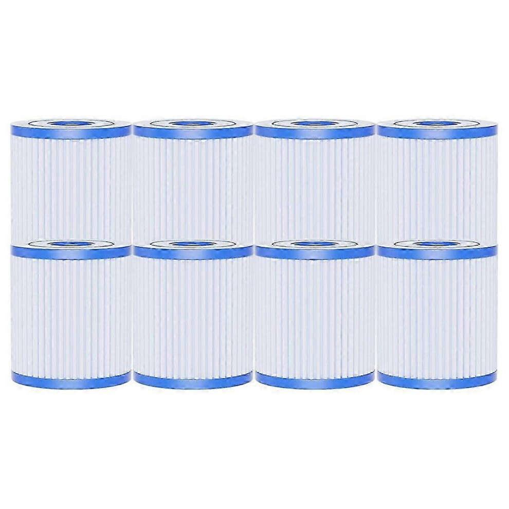Lot de 8 cartouches filtrantes pour pompe de piscine hors sol 29007E Type H, 330 GPH