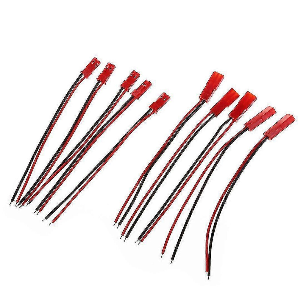 5 Pairs 22Awg 100Mm Cable With 2Pin Jst Connectors For Rc Battery Motor-Si Xi 9421490045820