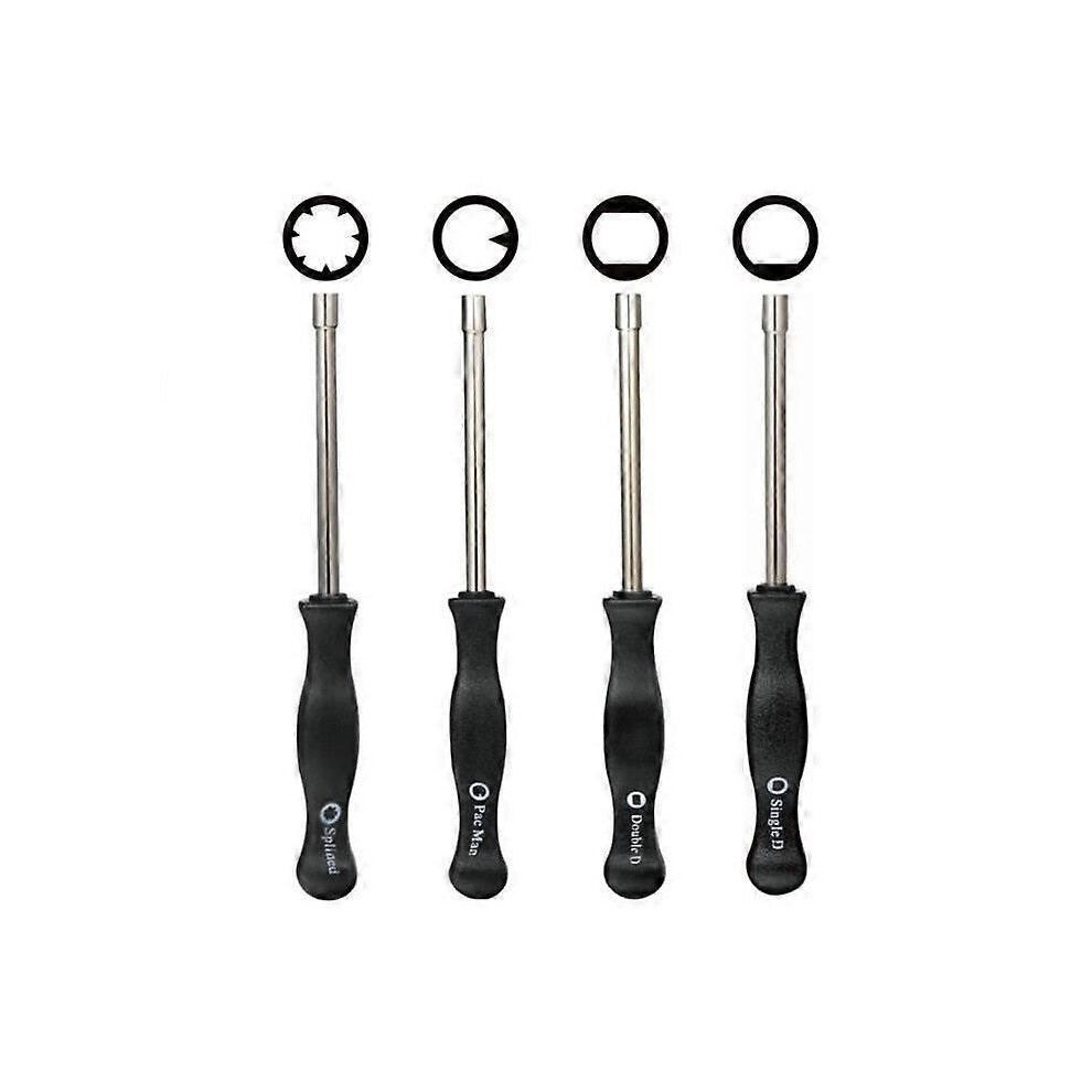 Set Of 4 Types Carburetor Adjustment Tools - Pac Splinded Adjustment Screwdriver Compatible With Most 9421490056130