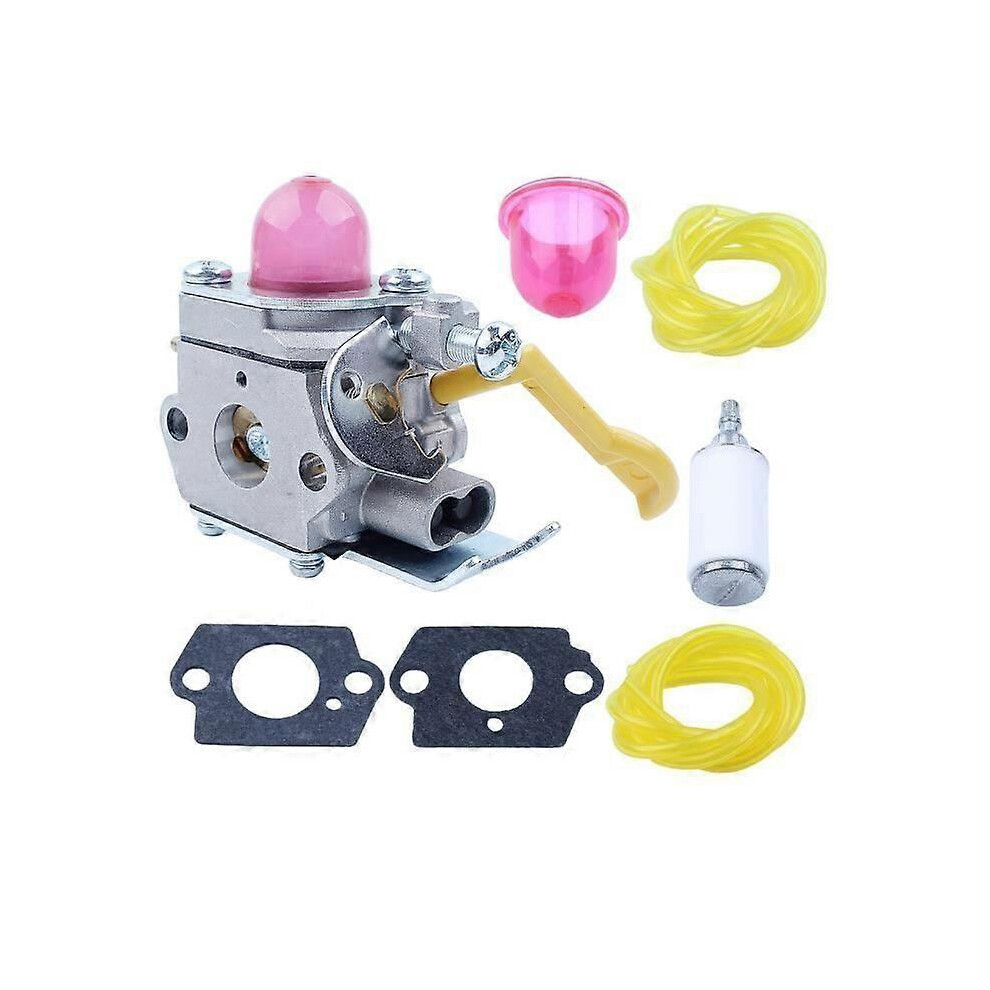 Carburetor Gasket Fuel Line Filter Primer Bulb Kit Compatible With Zama C1u-W18 Craftsman Poulan Weedeater 9421490056451