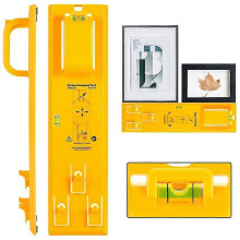 Gereedschap Lijstenhanger Fotospiegel Wandhanger Eenvoudig waterpasgereedschap Foto-ophangset Waterpas