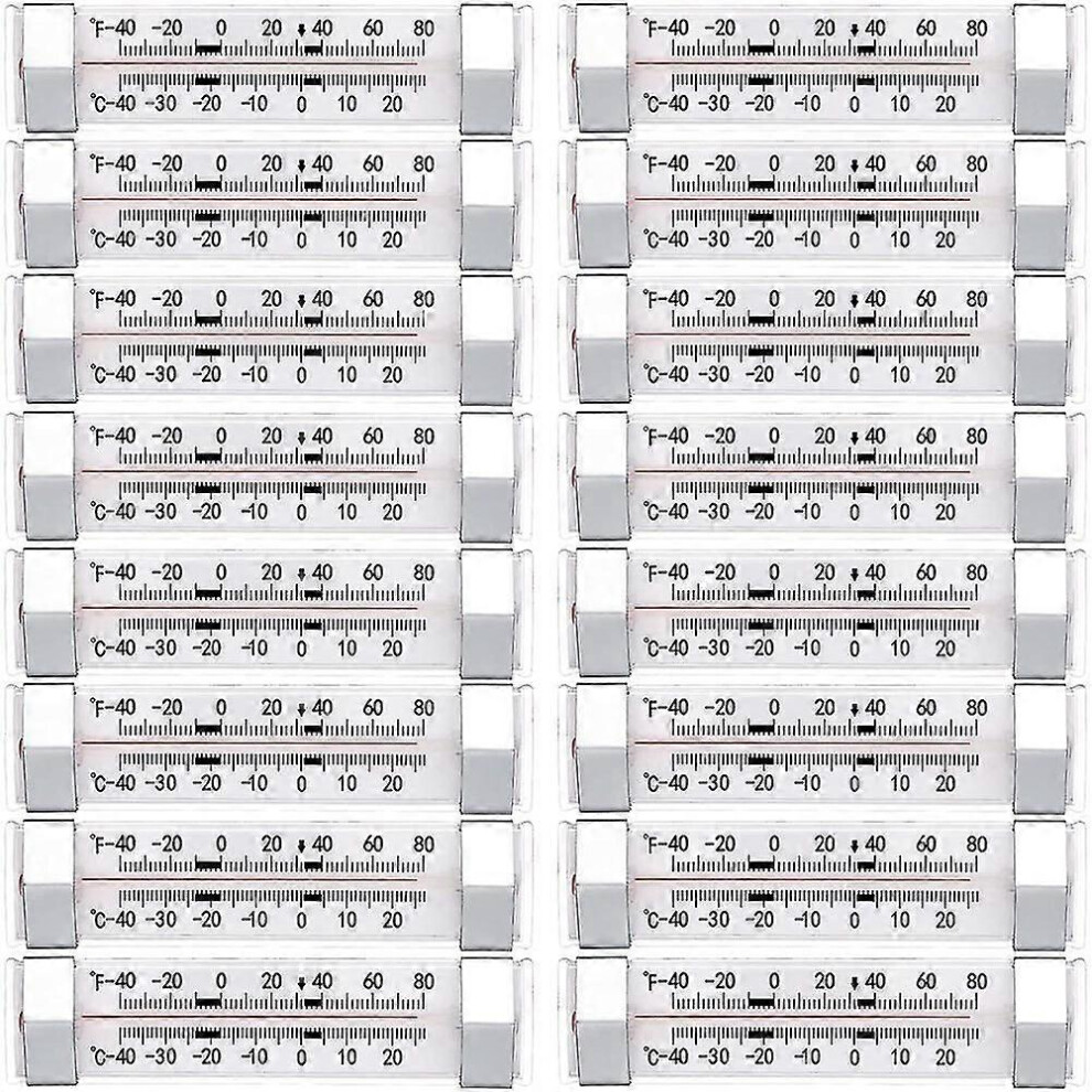 20 Packs Freezer Kitchen Thermometer Refrigerator Thermometer Cooler Thermometer Compatible With Kitchen