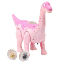 Juguete interactivo de dinosaurio que camina y pone huevos con luz, juguete de dinosaurio eléctrico