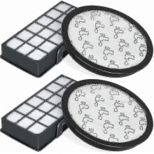 Set Of 2 Hepa Filters Compatible With Rowenta Silence Force Cyclonic 4aaaa Ro7647ea Ro7663ea Ro7676ea