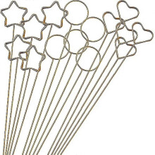 30 stuks metalen draad bloemen plaatskaarthouders - CDSX