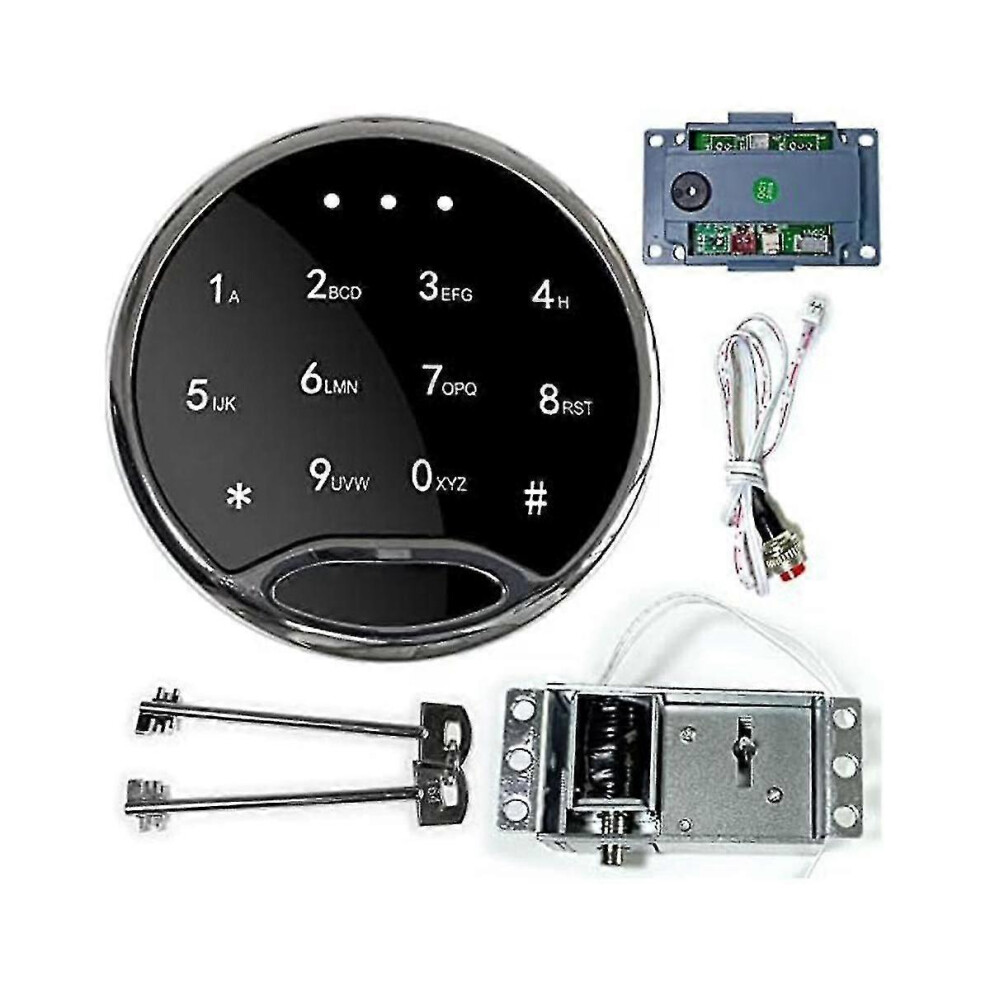 Safe Lock Replacement Electronic Safe Lock Safe Lock Kit Touch Pad/Keypad With Solenoid Lock 2 Override 9421490048340
