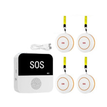 Wireless Wifi Elderly Caregiver Pager Sos Call Button Emergency Sos Alert System Compatible With Seniors