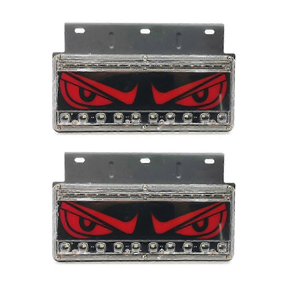 24V Led Truck Tail Lights With Turn Signal Waterproof For Safe Driving-Si Xi 9421490066993