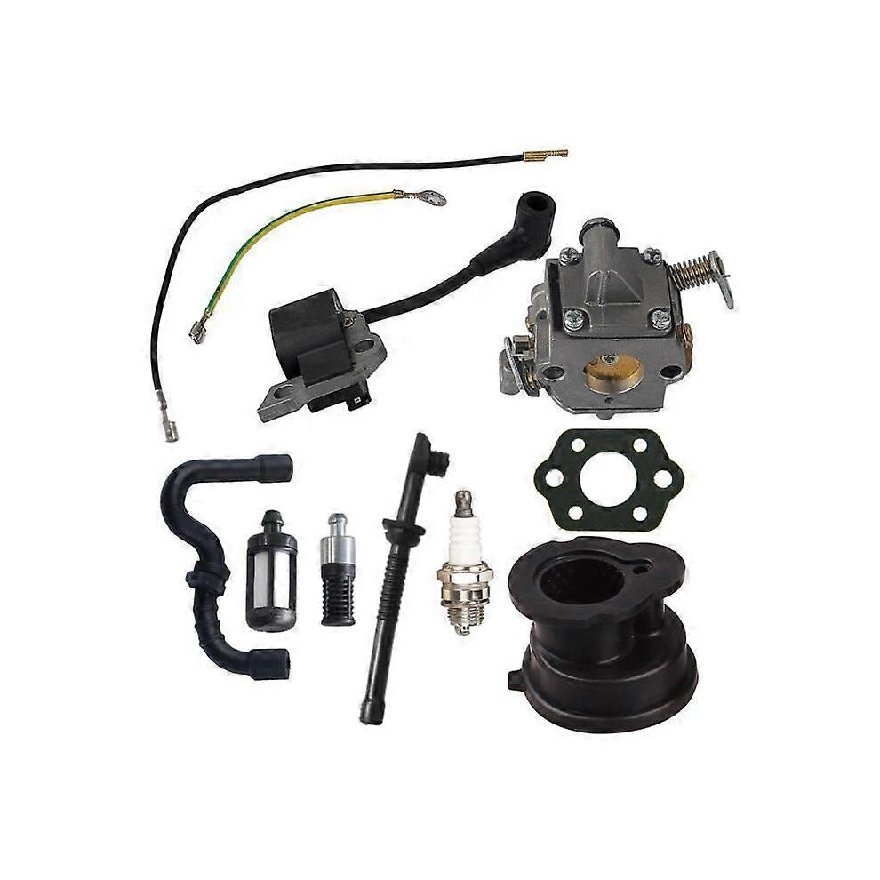 Carburetor Ignition Coil With Spark Plug Gasket Compatible With Ms180 Ms170 017 018 Chainsaw -Sx 9421490058516