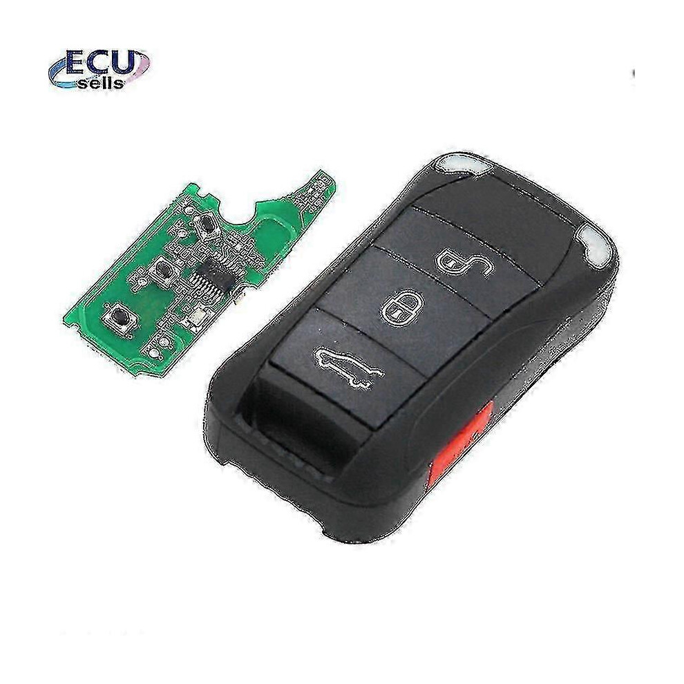 Suitable For Porsche Cayenne 2004-2010 3+1 Button Remote Key Fob 315Mhz/433Mhz Id46 Chip-Jc 9421490067990