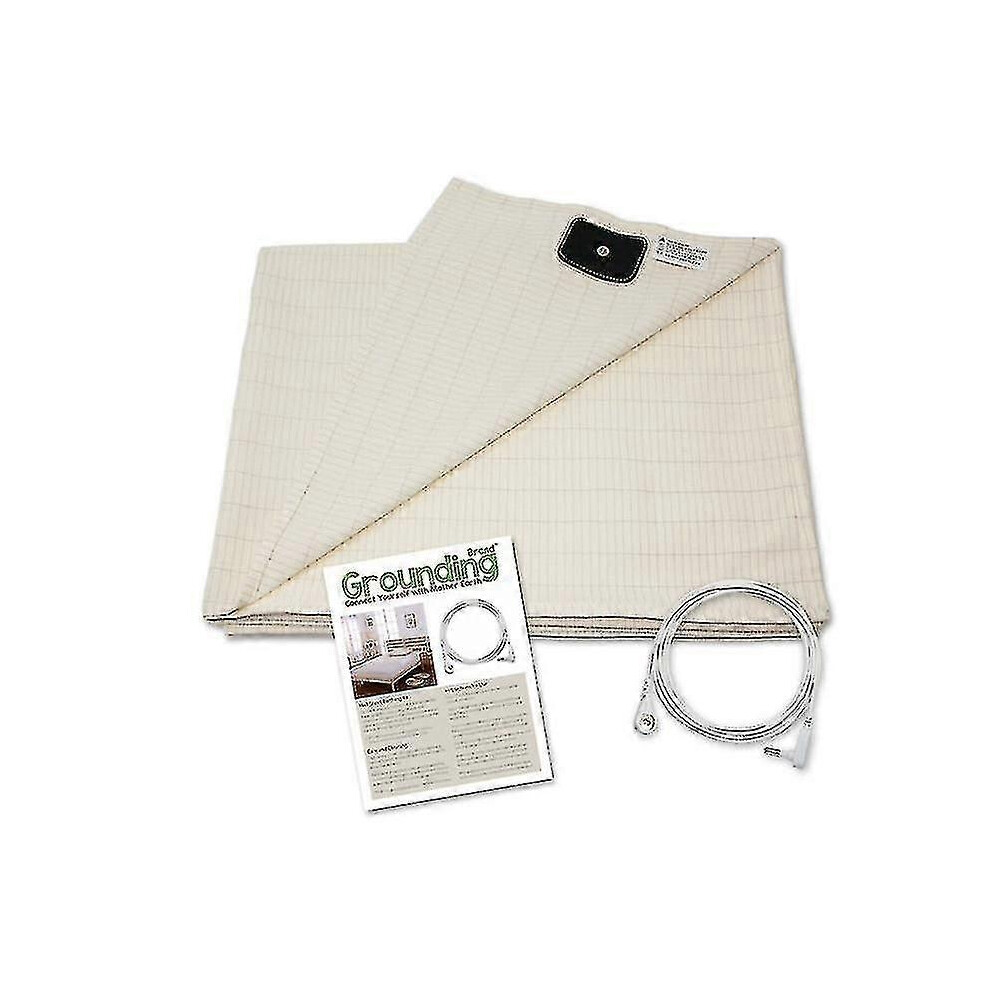 Earthing Double Bed Grounding Sheet Shield Emf Anti Radiation Conductive Fabric Bed Mat 153*203cm Cy