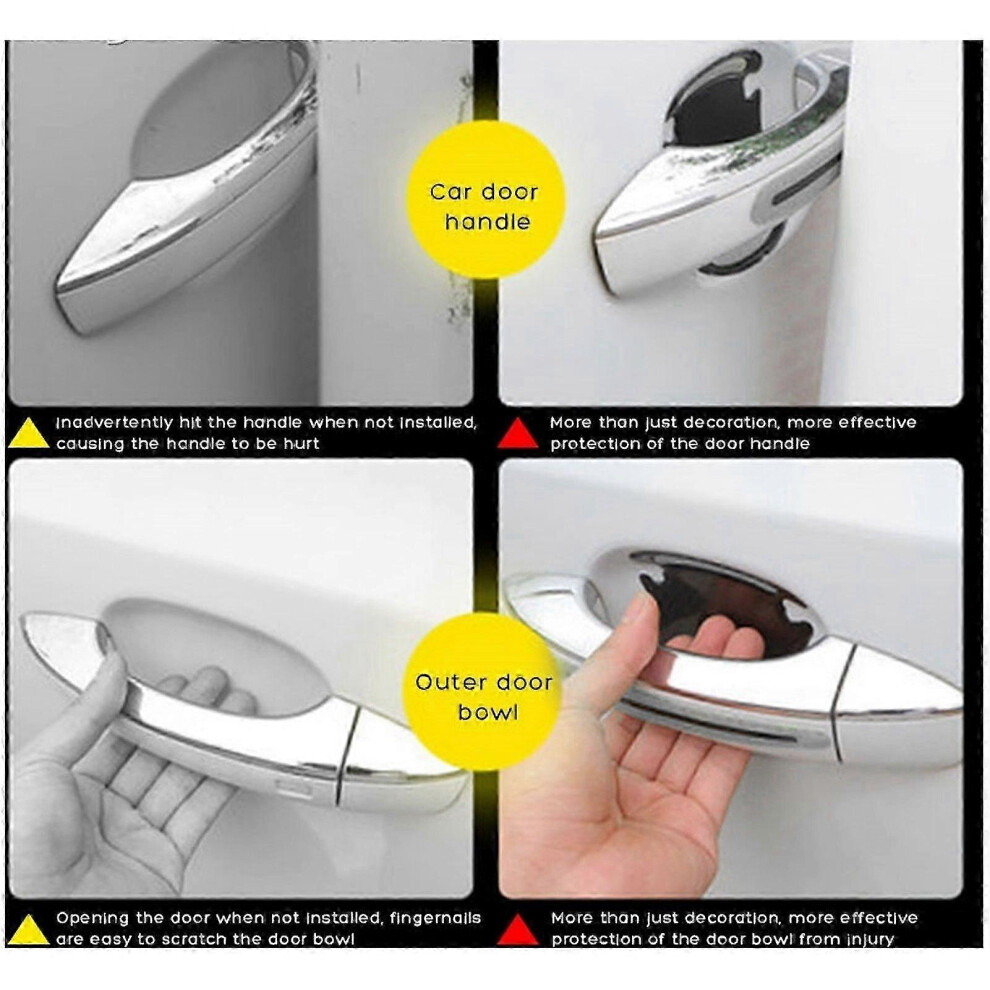 4Pcs Reflective Safety Stickers For Car Door Handles And Bowls-Jc 9421490069741