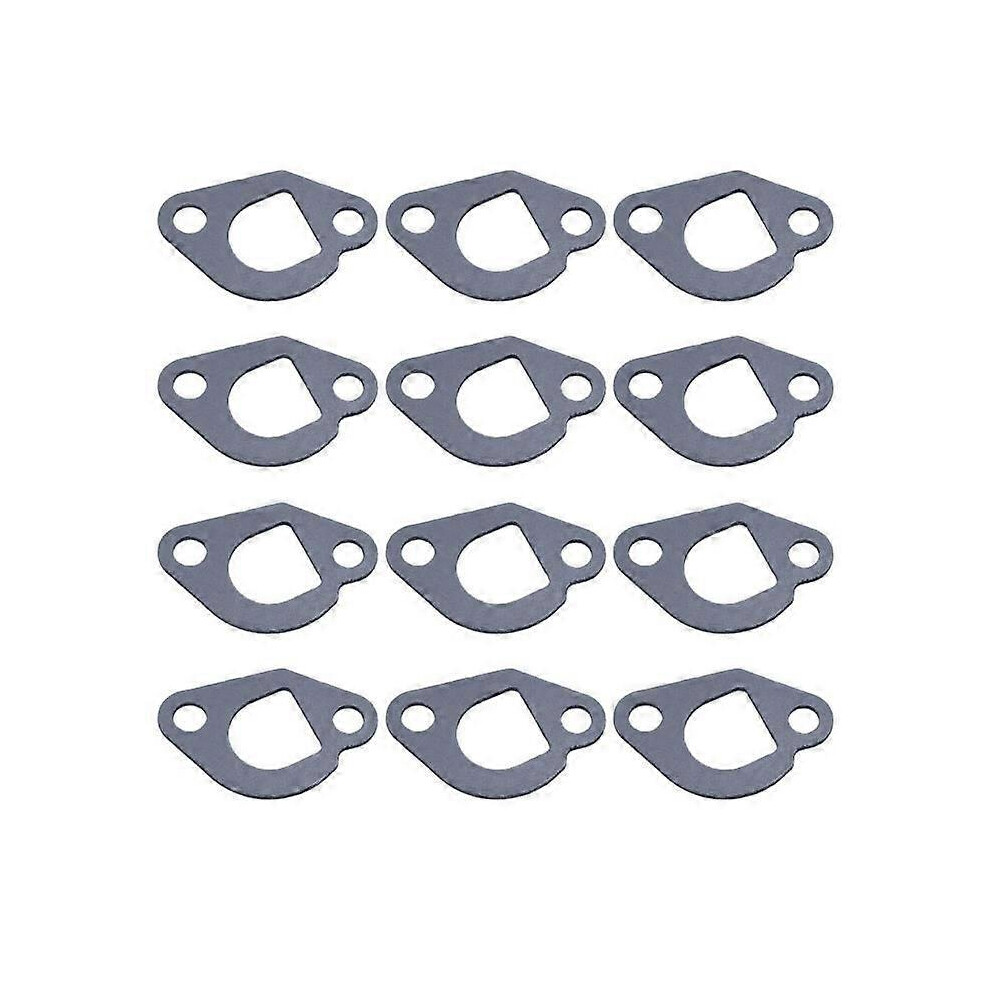 12 X Carburetor Intake Gasket Compatible With Gx200 Gx160 168F 170F 6.5Hp 5.5Hp E1800 E2500 E2600 Gasoline 9421490051517
