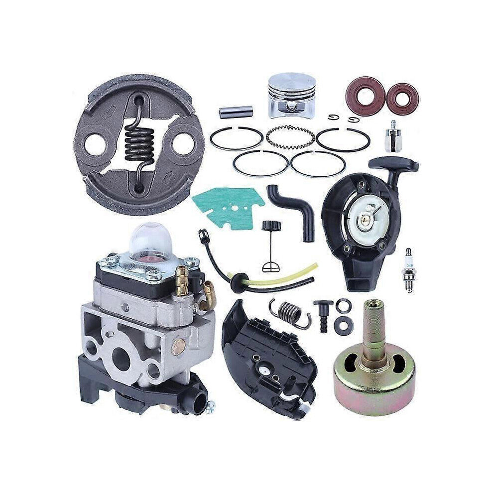 35Mm 16100-Z0h-825 Carburetor Repair Kit Piston Piston Drum Air Filter Compatible With Gx25 Gx25n Gx25nt 9421490051609