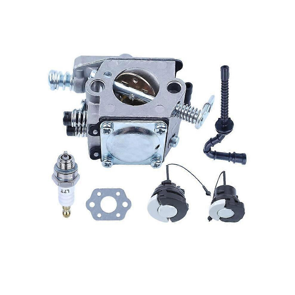 Carburetor Kit Compatible With Stihl Ms250 Ms230 Ms210 With Oil Cap Fuel Flex Spark Plug 11231200603 9421490051654
