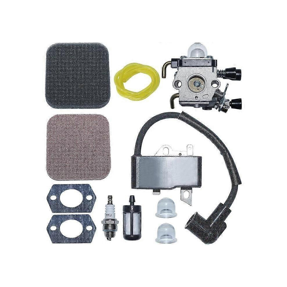 Compatible With Stihl Fs75 Fs80 Fs80r Fs85r Fs85t Fs85rx Trimmer, Carburetor Kit, 4140-120-0619 4137-120-0606, 9421490053214