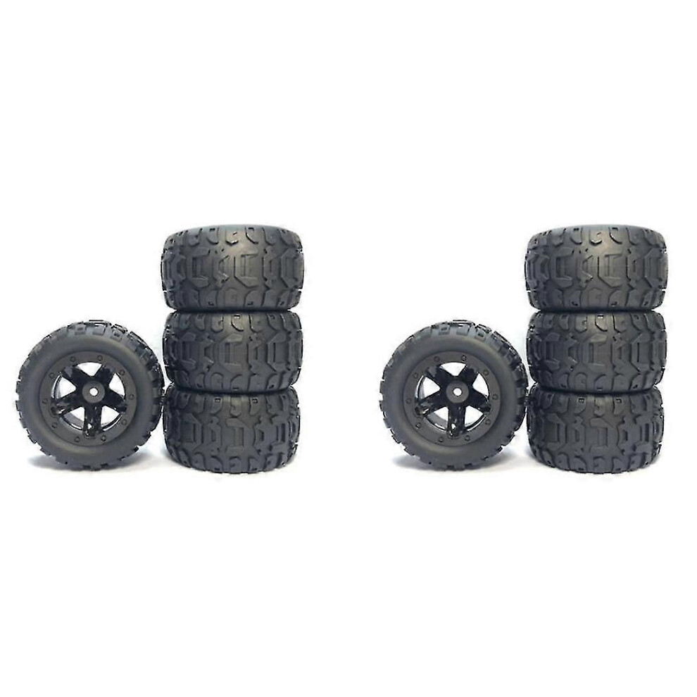 8Pcs Tire Widening Tyre Wheel Compatible With 144001 124016 124018 124019 12428 16889 Rc Car Upgrade 9421490084324