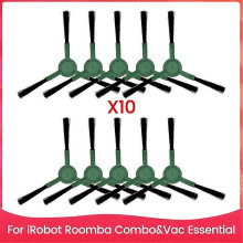 Suitable for 10 Pack Side Brushes for IRobot Roomba Combo & Vac Essential Series, Q0120 Y0140 Q0520