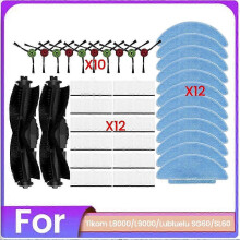 Suitable for 36PCS Brush Filter and Mop Set for Vacuum Cleaner Accessorysi xi