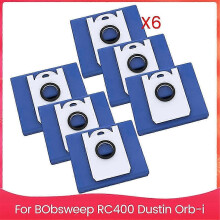 Suitable for 6 Pack Large Capacity Dust Bags Replacement for Robot Vacuum Cleanerssi xi