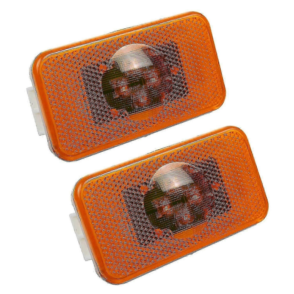 2Pcs 24V Car Truck Led Side Marker Compatible Volvo Trucks Fm/Fh Light/Amber 9421490094293