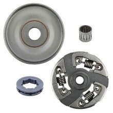 Compatible With .404-7 husqvarna 181 281 288 288xp XP chain drum rim sprocket clutch kit -sx