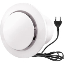 100mm ilmanpoistolaite 130m/h 20w, takaiskuventtiilillä korkean ilmavirran poistotuuletin, energiatehokas,