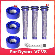 Suitable for 6 Pack Replacement Filters for V7 V8, 3 Pre Filters and 3 Post Filters, Replaces Part No.96566si