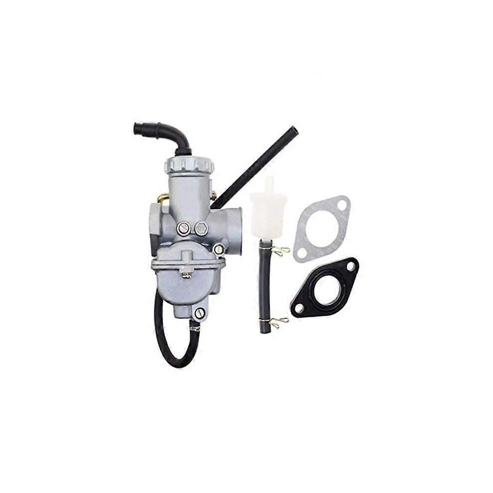 Pz20 Carburetor 20Mm With Fuel Filter Gaskets Replacement Compatible With Crf50f Xl75 Crf80f Xr50r Taotao 9421490087561
