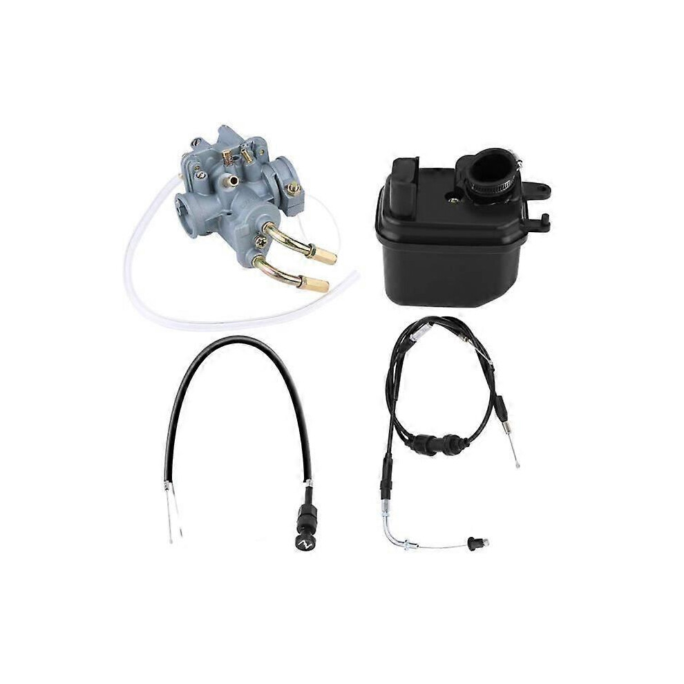 Carb Carburetor With Throttle Cable, Air Filter, Choke Cable Compatible With Yamaha Y Zinger Pw 50 Pw50 9421490088278