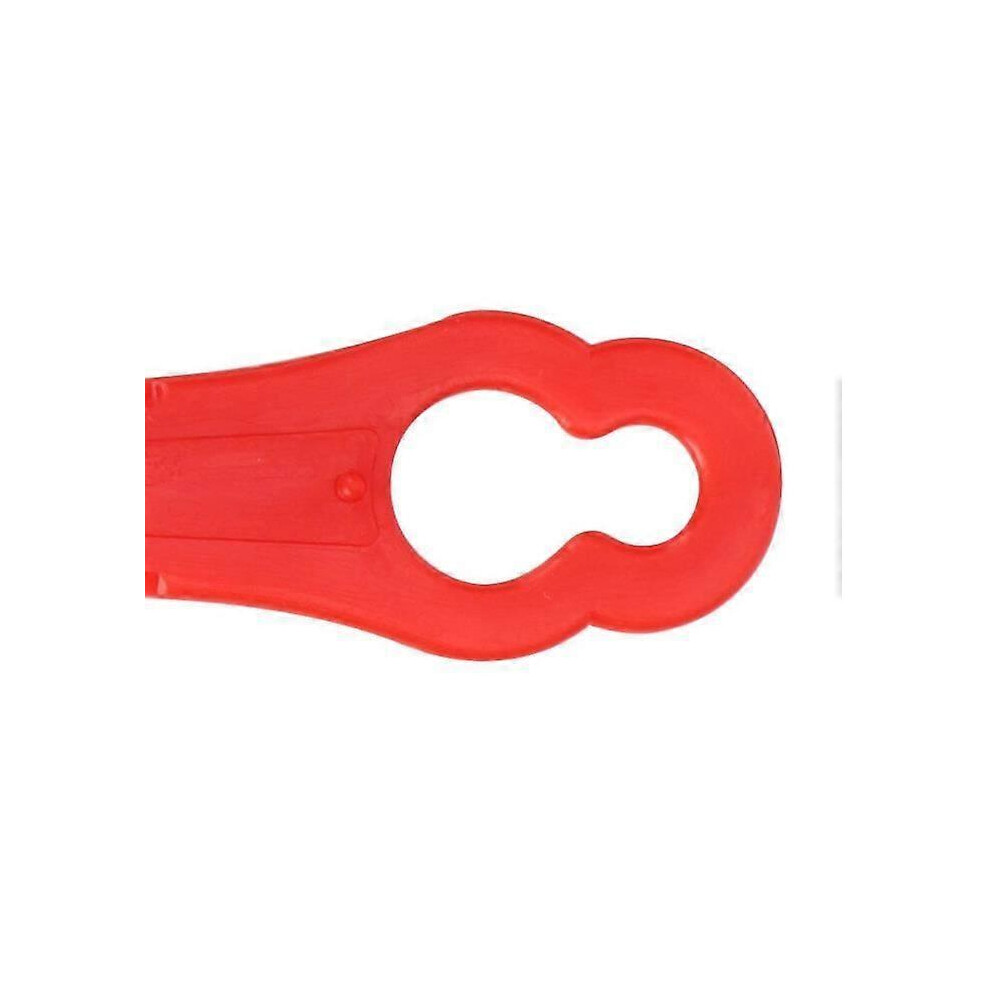 Lame de tondeuse à gazon sans fil en plastique rouge d'environ 84 mm au total - CDSX
