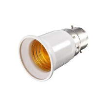 B22 bajonettlampsadapter till E27 Edison skruvlampomvandlarhållare 10 st