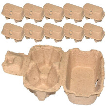 25 stuks lege eierdozen voor huishoudelijk gebruik, papierpulp, eierdozen, papierpulp, eiercontainers