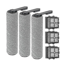 suitable for Floor ONE S5/Floor One S5 Pro Cordless Vacuum Cleaner Parts Inclue 3 HEPA Filters & 3 Brush